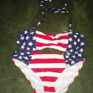 American flag bikini 👙